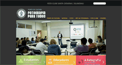 Desktop Screenshot of fotografiaparatodos.com.br
